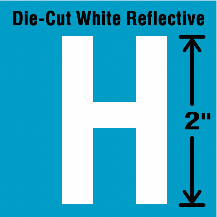 LetterLabel Vinyl 2inH 1-1/4inW PK5