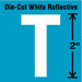 LetterLabel Vinyl 2inH 1-1/4inW PK5
