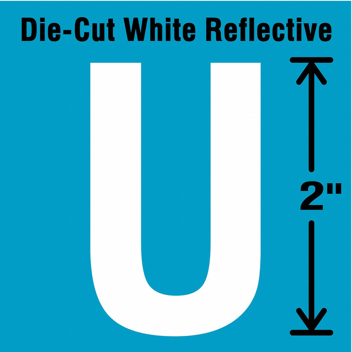 LetterLabel Vinyl 2inH 1-1/4inW PK5