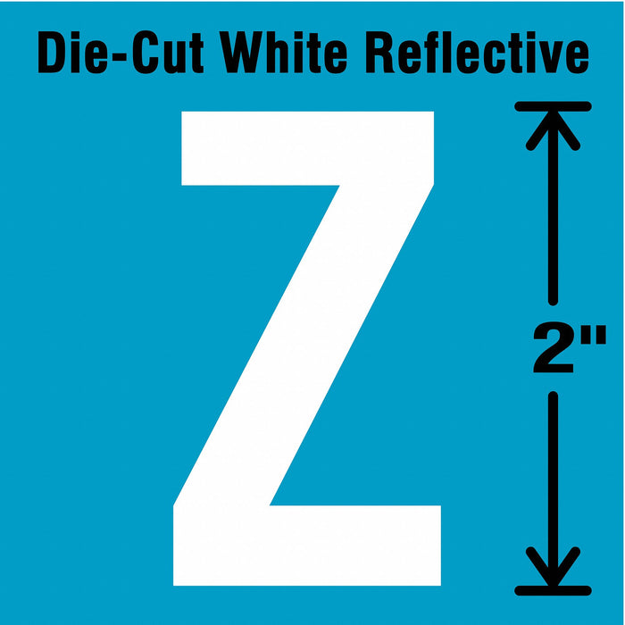 LetterLabel Vinyl 2inH 1-1/4inW PK5