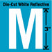 Letter Label Vinyl 3 in H 2 in W PK5