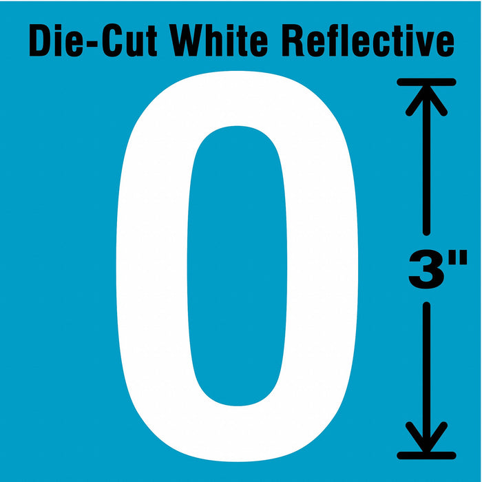 LetterLabel Vinyl 3inH 1-3/4inW PK5