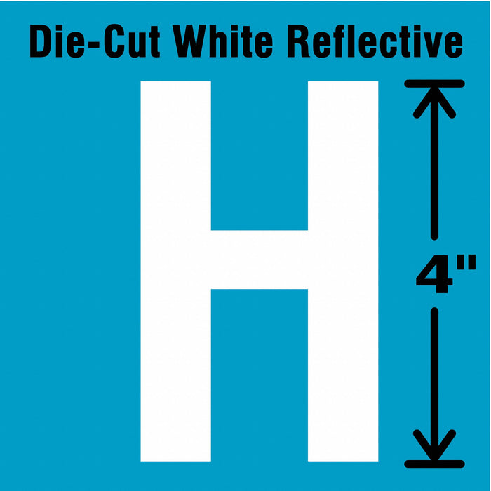 K8345 LetterLabel Vinyl 4inH 2-1/2inW PK5