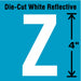 K8345 LetterLabel Vinyl 4inH 2-1/2inW PK5