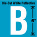 Letter Label Vinyl 6 in H 2-3/4 in W