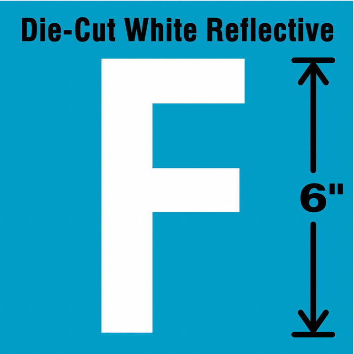 Letter Label Vinyl 6 in H 3 in W