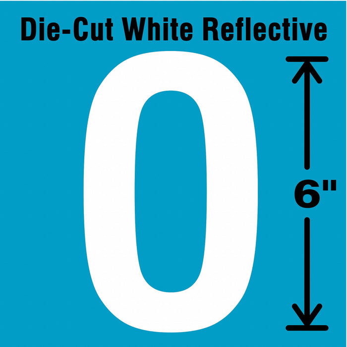 Letter Label Vinyl 6 in H 3-1/2 in W