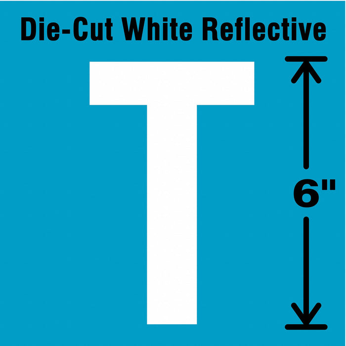 Letter Label Vinyl 6 in H 2-3/4 in W
