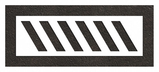 Pavement Stencil 96 H 32 W 0.063 Thick
