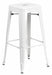Stool Welded Legs White 30 H