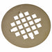 ShowerStrainer PolishedBronze SS 4-1/4in