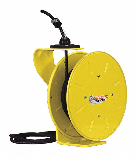 ExtensionCordReel Yellow 50ft 12AWG