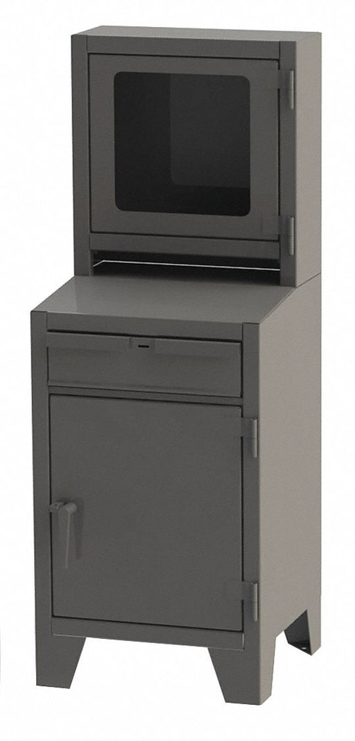Mbl CompCab 1Shlv ChrclGry 72 x26 x24 