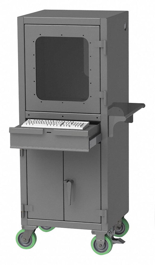 CompEnc 2Shlv ChrclGry 72 x26 x24 