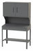 Open Hutch 72 x32 x24 Chrcl Gry NonMbl