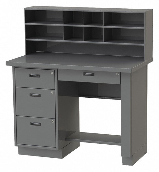 Pdstl/Pnl 54 x36 x31 Chrcl Gry NonMbl