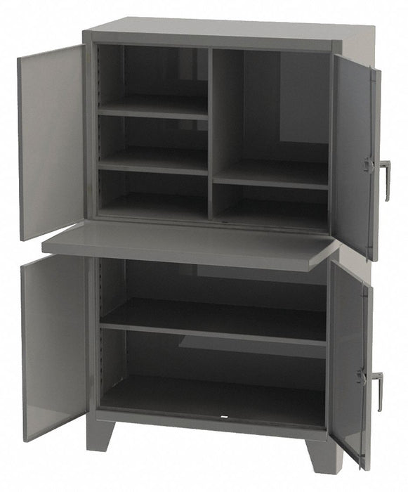 CompEnc 4Shlv ChrclGry 78 x54 x36 