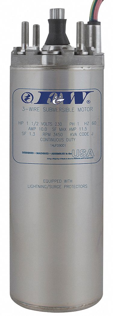 Motor 1/2 HP 3 450 rpm 115V