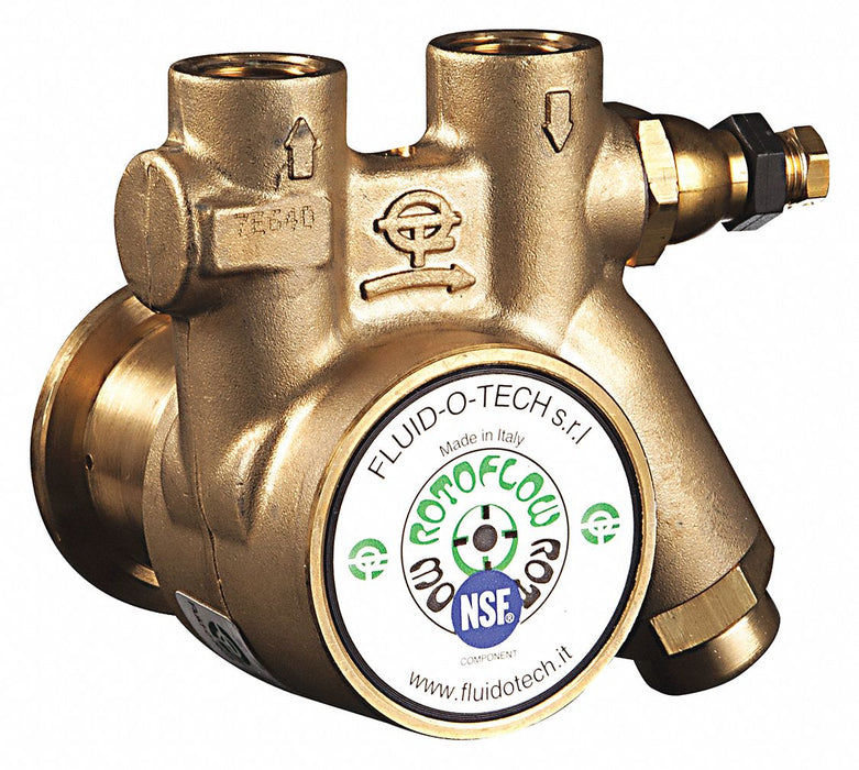 Pump 3/8 NPTF 49 Max GPH Brass Bypass
