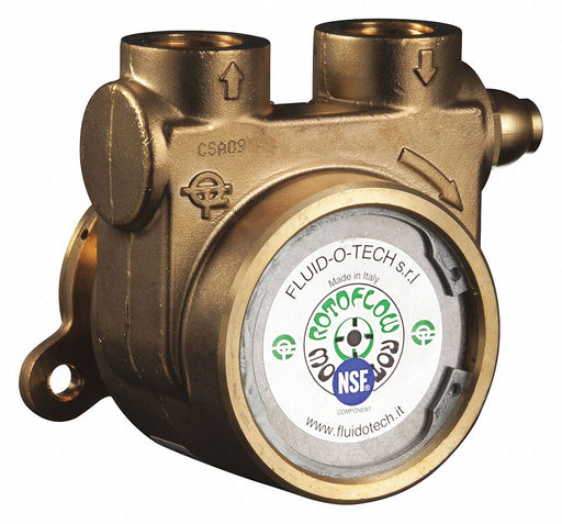 Pump 1/2 NPTF 264 Max GPH Brass Bypass