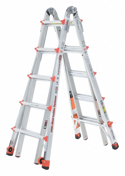 Multipurpose Ladder 300 lb Ld Cap. Alum.