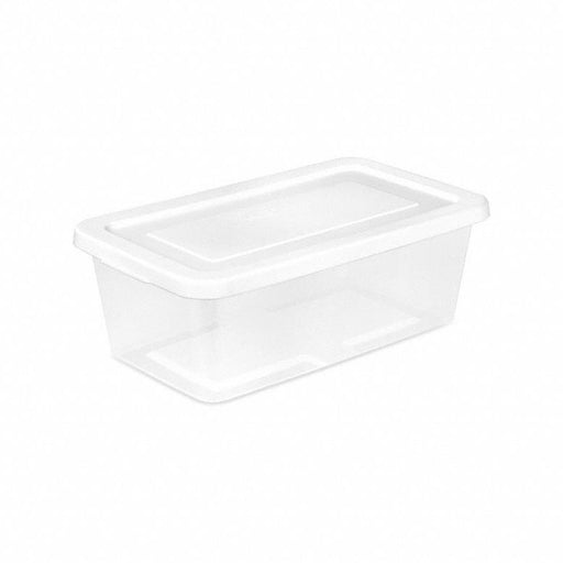 StorageTote 13.625inL 8inW 4.625inH Wht