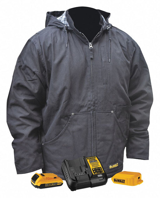 Heated Jacket L Mens Black