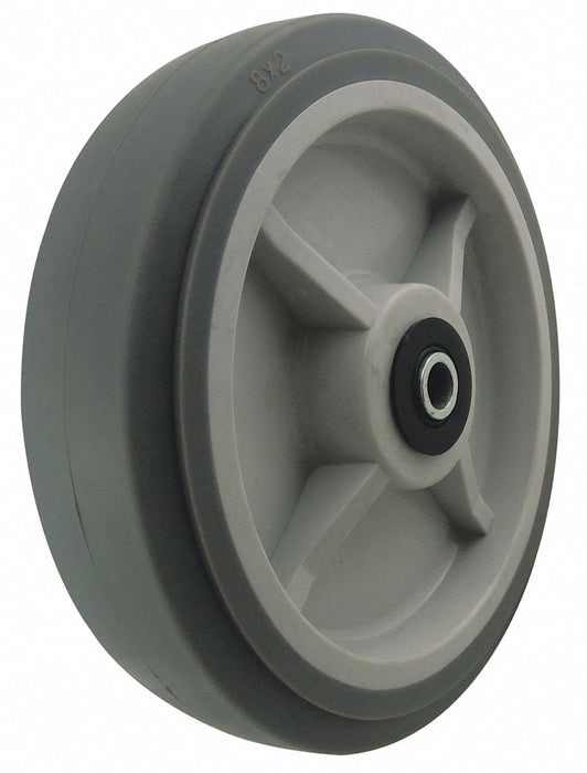 Caster Wheel 8 dia 600 lb Gray