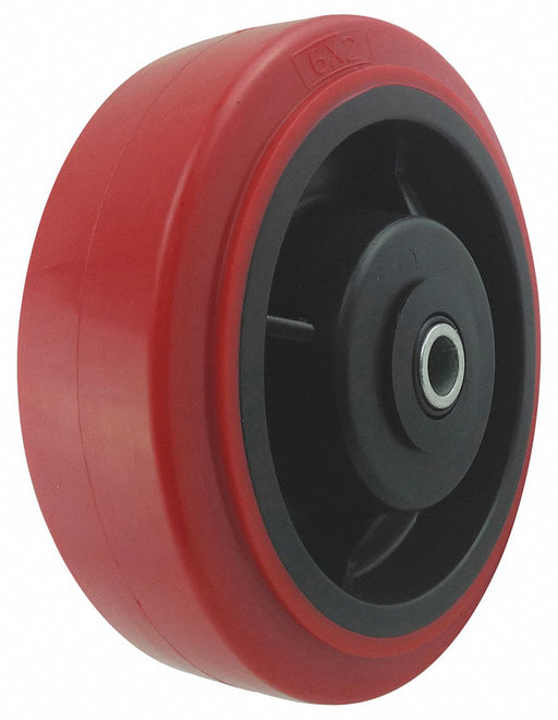 Caster Wheel 6 dia 900 lb Red