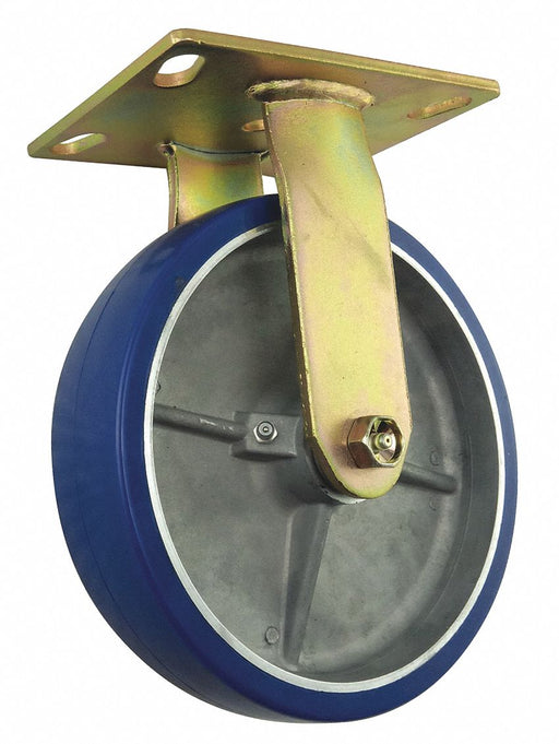 Plate Caster Rigid Polyurethane 9 1/2 H