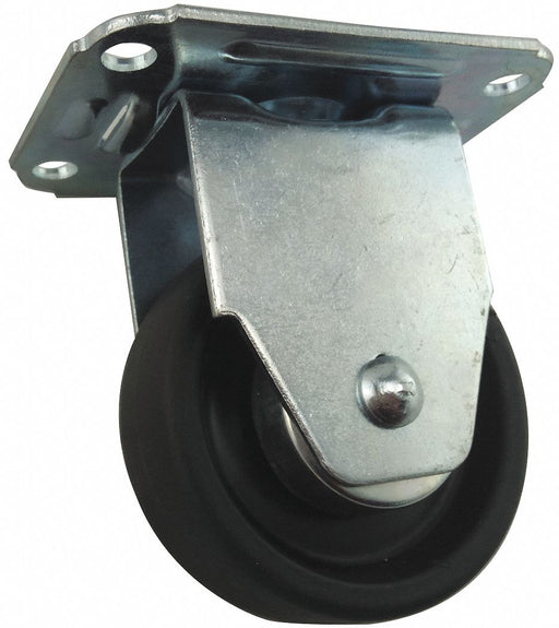 Plate Caster Rigid Polyolefin 3 13/16 H