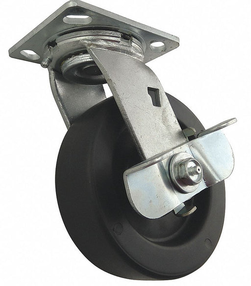 Plate Caster Swivel Polyolefin 7 1/2 H