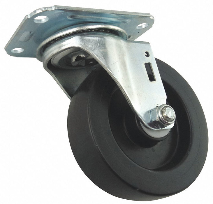 Plate Caster Swivel Polyolefin 4 11/16 H