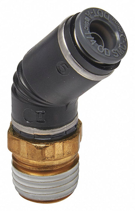 Male Elbow Compression Type Brass PK2
