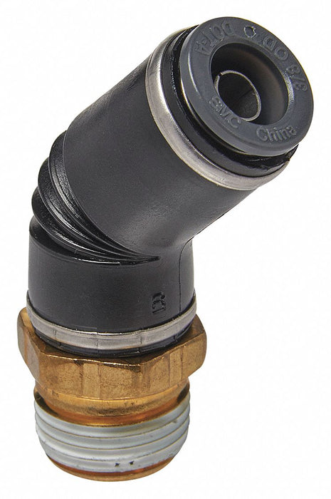 Male Elbow Compression Type Brass PK2