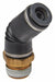 Male Elbow Compression Type Brass PK2