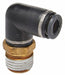 Male Elbow Compression Type Brass PK2