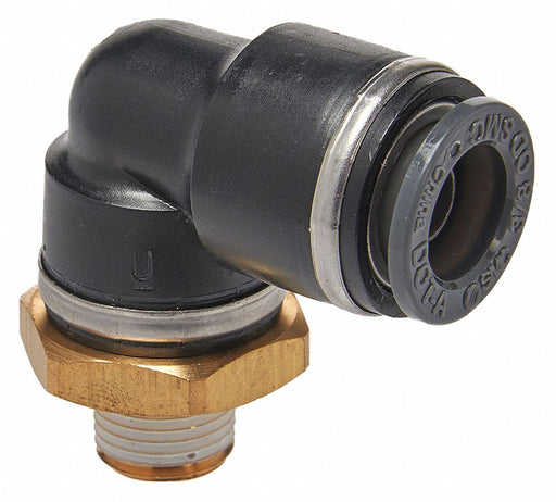 Male Elbow Compression Type Brass PK2