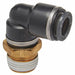 Male Elbow Compression Type Brass PK2