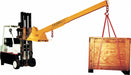 Pivoting Forklift Boom 3 000 lb Yellow