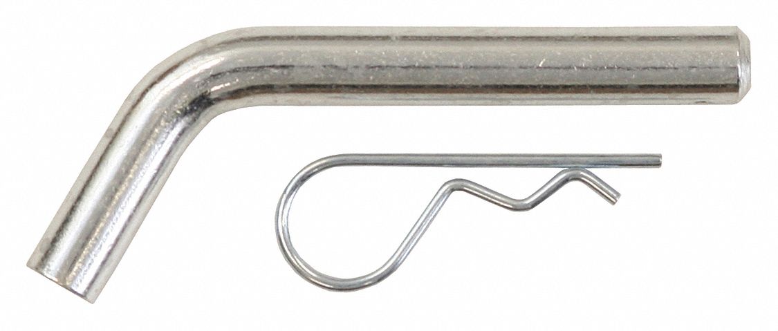 Hitch Pin 3 13/64 in Zinc Plated Clear