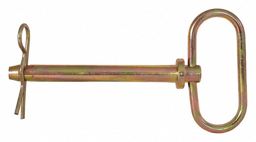 Hitch Pin 6 1/4 in Zinc Plated Yellow