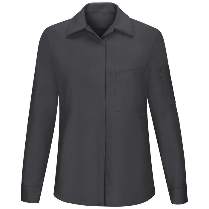 Women's Long Sleeve Performance Plus Shop Shirt with OilBlok Technology