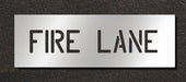 Pavement Stencil Fire Lane