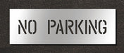 Pavement Stencil No Parking