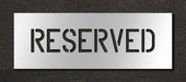 Pavement Stencil Reserved