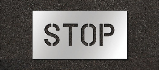 Pavement Stencil Stop
