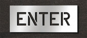 Pavement Stencil Enter