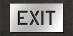 Pavement Stencil Exit