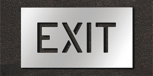 Pavement Stencil Exit
